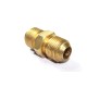 Brass Flare Equal Union Nipple Hex Adapter  Connector Compression Fittings.